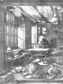 А. Дюрер. Св. Иероним в своей келье. 1514